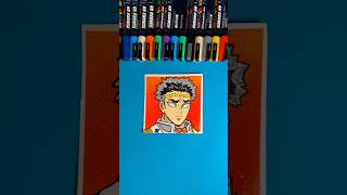 Drawing Gyomei Himejima With Posca Markers amp Spray art [upl. by Haneen]