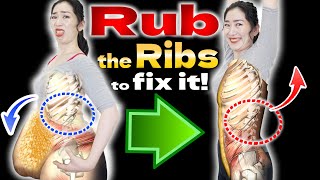 Rub your Ribs and Raise your Arms 5 Times a Day to Lose Stubborn Belly Fat Fast [upl. by Dib896]