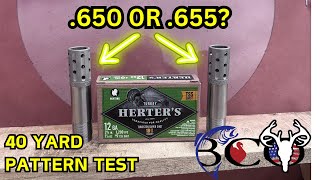 patterning the impala plus with herters amp jebs chokes  bco review [upl. by Yro590]