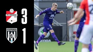 FC Emmen  Heracles Almelo  25042021  Samenvatting [upl. by Haydon24]