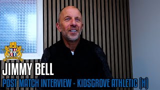 Clitheroe 22 Kidsgrove Athletic  Jimmy Bell Post Match Interview [upl. by Bloom574]