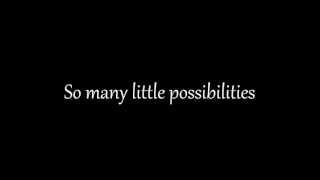 Freddie Stroma  Possibilities lyrics on screen [upl. by Phox]