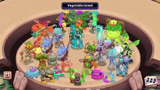 Plant Island but every monster is in an almost equal volume [upl. by Elamrej]