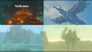 Quêtes Les créatures divines 100 Chemin soluce Zelda Breath of the wild Rudania Medoh Ruta Naboris [upl. by Wolfson]