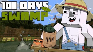 100 Days  Minecraft SWAMP [upl. by Ydasahc255]