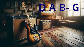 09  PopRock Bass Backing Track  D Maj  B min  120 BPM  No Bass   D  A  B   G [upl. by Alegnatal]