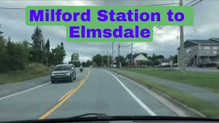 Driving from Milford Station to Elmsdale Nova Scotia Canada [upl. by Aloke]