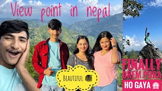 DAY7 IN NEPAL🇳🇵 AAJ VIEW POINT GAYE😱 MOST BEAUTIFUL ❤️😻 KHANAL VLOGSdaily vlog160 [upl. by Allenrad]