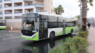 Buġibba Bus Malta Public Transport Services Operations Otokar 20231123 Slide show [upl. by Einnahc]