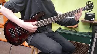 Spector Legend 5 Classic Black Cherry 5string bass guitar demo at Basone Guitar Shop [upl. by Entroc]