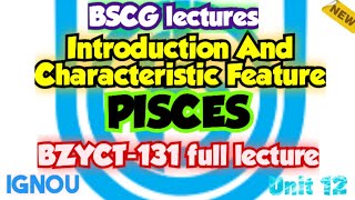 Superclass Pisces  Introduction and Features Unit 13 Zoology Animal KingdomBZYCT131 ignou [upl. by Latsyrcal]