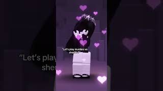 roblox viralshort edit foryou mvs murdersvssheriffs [upl. by Okajima602]