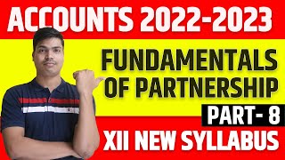 Fundamentals of Partnership Part 8  XII Accounts 20222023 Guarantee of profits to a partner [upl. by Rudyard]