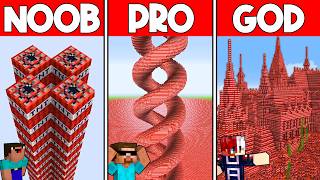 NOOB vs PRO  TNT BUILD BATTLE CHALLENGE [upl. by Shaia]