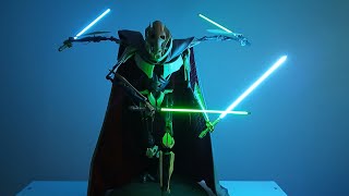 Review FR Générale Grievous Premium Format de Sideshow 14 Figurine Star Wars 3 [upl. by Ratna]