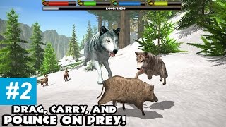 ULTIMATE WOLF SIMULATOR  Part 2  HIGH LEVEL  walkthrough  iPhone iPad and iPod touch [upl. by Lesnah]