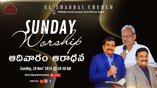 10112024  SUNDAY SERVICE  ELSHADDAI CHURCH  BROMSVIKRANTH VARDHAN  BROJAKIEVARDHAN [upl. by Razec]