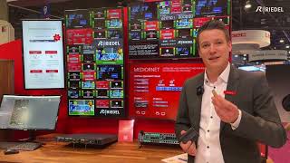 MediorNet HorizoN  RIEDEL at NAB 2024 Las Vegas [upl. by Male680]