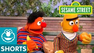 Sesame Street Bert amp Ernie Discuss Fruit [upl. by Anirac]