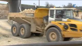 Le chantier de la LGV à MignéAuxances 86 [upl. by Salena731]