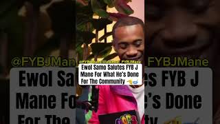 Ewol Samo Salutes FYB J Mane For What He’s Done For The Community 🫡🥣 chiraq drill shorts fyp [upl. by Neenad]