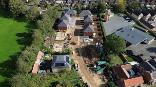 March Cambridgeshire Building Site From a drone [upl. by Ynar449]