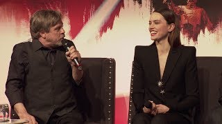 STAR WARS THE LAST JEDI European Press Conference [upl. by Mariandi563]