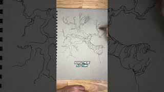 How to draw a gnarled tree branch drawingtutorial [upl. by Atsev260]