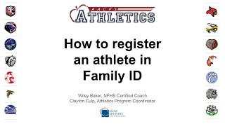 How to register an athlete in Family ID [upl. by Ynaoj295]