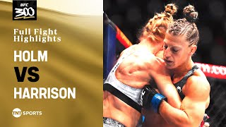 DEBUT WIN 😮‍💨  Holly Holm vs Kayla Harrison  UFC300 Highlights [upl. by Ajit769]