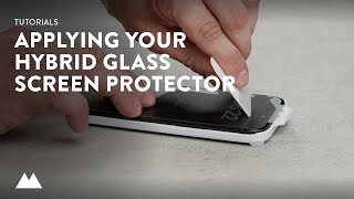 How to apply your Mous Hybrid Glass Screen Protector – for iPhone 15 and Pixel 8 devices [upl. by Mcclees540]