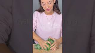 How To Prep Kale For The PERFECT salad cookingshorts [upl. by Leirea]