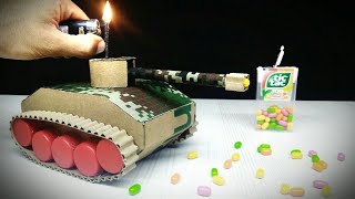 How To Make an Amazing War Tank That Shoot Candy [upl. by Itsur378]