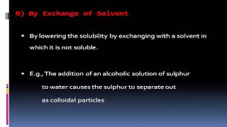 Preparation methods of colloids [upl. by Augusta432]