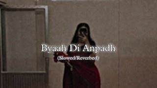 Byaah Di Anpadh  LofiSlowedReverbed  EDIFY23 [upl. by Tennos]