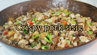 Crispy Pork Sisig Recipe [upl. by Arat98]