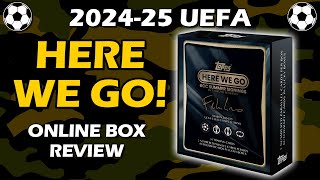 HERE WE GO 202425 Topps Summer Signings UEFA Fabrizio Romano UCC Box Soccer Review [upl. by Adnawat]