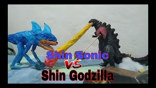 Shin Godzilla vs Shin Sonic [upl. by Nedaj]