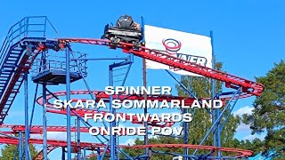 Spinner Skara Sommarland  Frontwards Onride POV [upl. by Plafker]