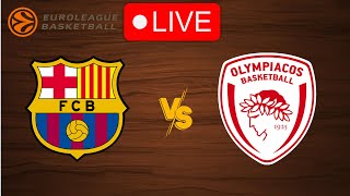 🔴 Live Barcelona vs Olympiakos  EuroLeague 20232024  Live Play by Play Scoreboard [upl. by Desta]