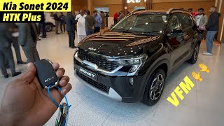 Kia Sonet HTK Plus 2024 Detailed review  On Road Price amp features In detail  Sonet facelift 2024 [upl. by Gensler]