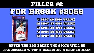 F2 FOR BREAK 9056 8 BOX FALL MLB BASEBALL MIXER RT 1 [upl. by Adoc]