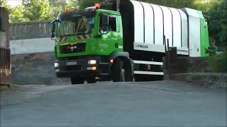 Benne à Ordures Faun Rotopress  Camion Poubelles Garbage Truck Refuse Truck Müllabfuhr Sopbil [upl. by Gem]