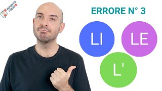 Errore n° 3 luso dei pronomi italiani LI e LE [upl. by Saleme]