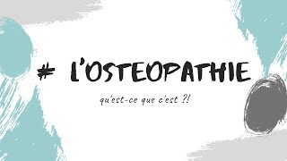 Questce que lostéopathie [upl. by Able]