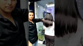 Hair straightening  smoothening keratin treatment transformation byHairartistAamir0881 straigh [upl. by Kristal]