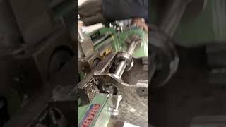 10 ton power press boring for camshaft [upl. by Aleacin]