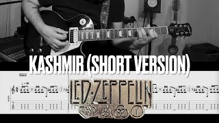 Led Zeppelin  Kashmir  Guitar Lesson Tab Short Version  Andrew Squeezed Floyd [upl. by Bowrah]