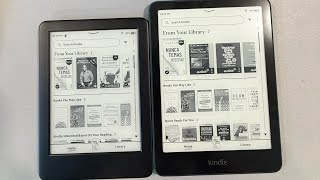 Kindle Basic 2019 vs Paperwhite 2024 [upl. by Piderit]