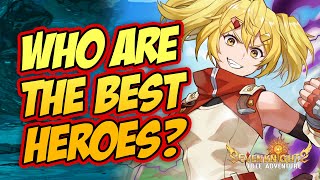 WHO ARE THE BEST HEROES IN STAGE CLEARING  SEVEN KNIGHTS IDLE ADVENTURE [upl. by Yzzik]